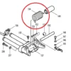 Makita Reservdel Fjäder, LS1019, LS1016, LS004