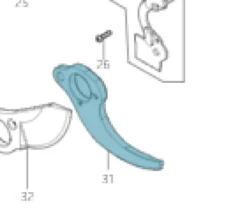 Makita Reservdel 1913P3-6 till DUP180Z