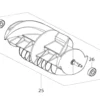 Makita reservdel Skovelhjul till SN400MP