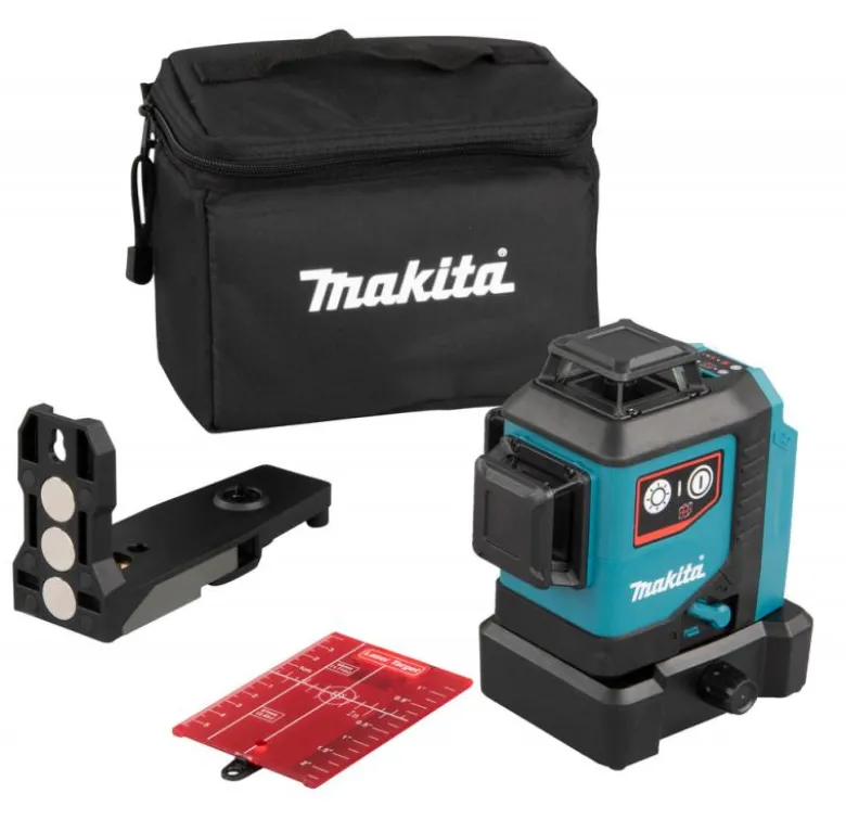 Makita SK700D Multilinjelaser 12V (röd)+ Batteripaket-på-köpet, värde 995:-