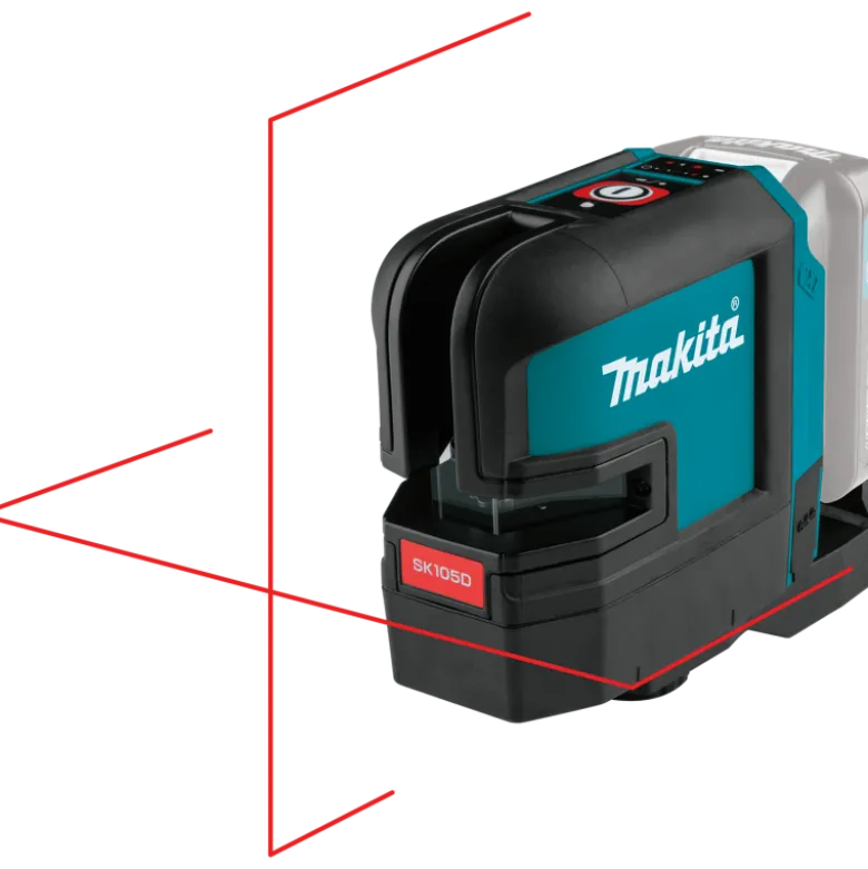 Makita SK105DZ Krysslaser 12V (röd)