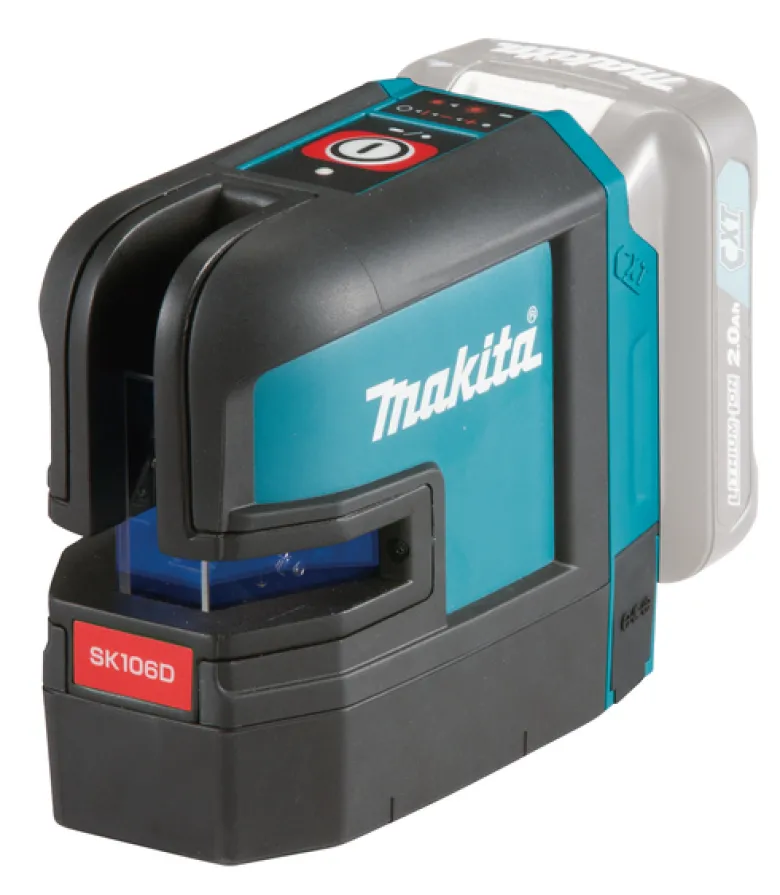 Makita SK106DZ Kryss- och punktlaser 12V (röd)