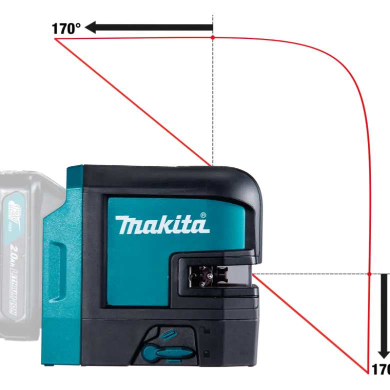 Makita SK106DZ Kryss- och punktlaser 12V (röd)