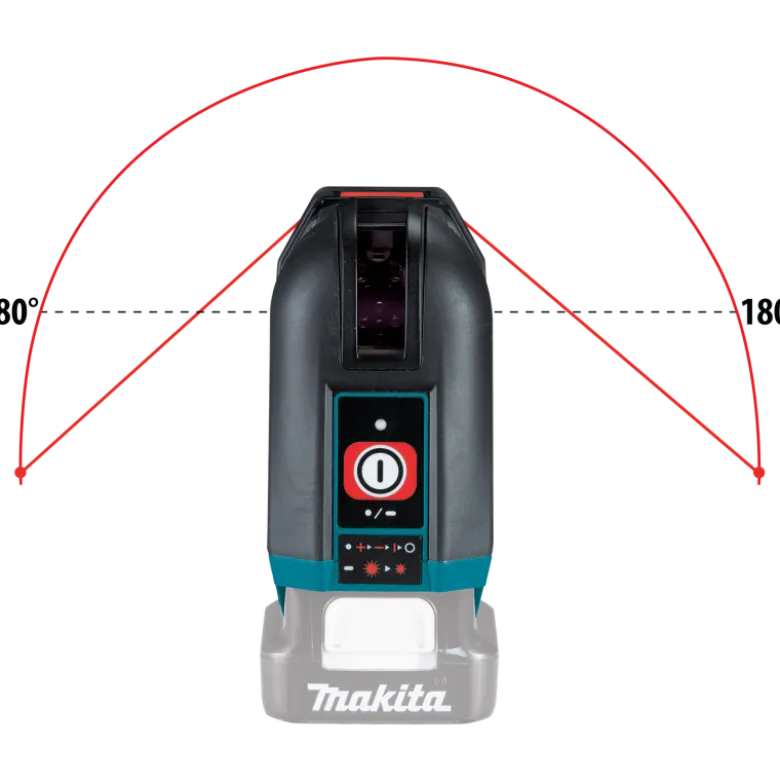 Makita SK106DZ Kryss- och punktlaser 12V (röd)