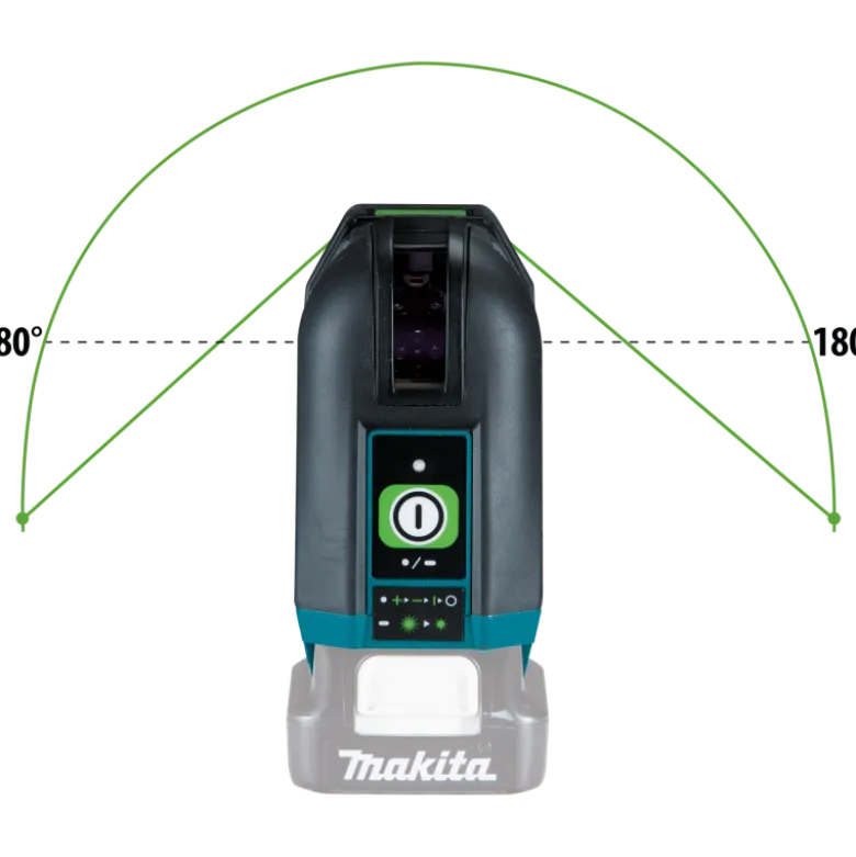 Makita SK106GDZ Kryss- och punktlaser 12V(Grön)