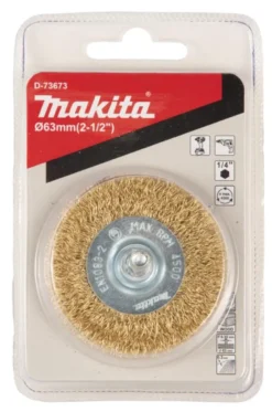 Makita Skivborste 63mm • mässing