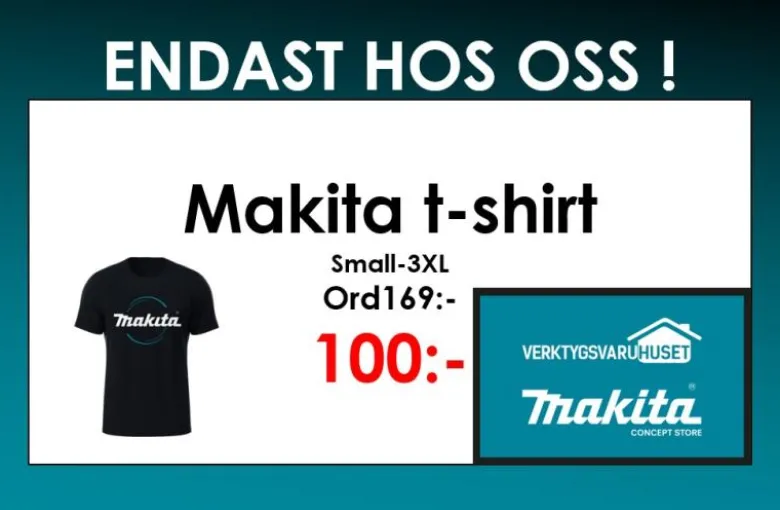 Makita T-Shirt svart