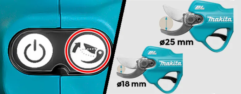 Makita UP100D Sekatör 12V komplett