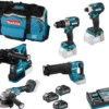 Makita XGT593 Combokit 40V (5 st maskiner i väska)