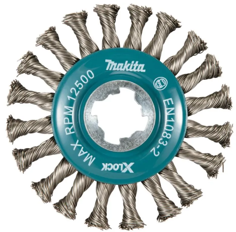 Makita X-lock Skivborste 115mm • rostfritt