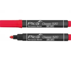 Pica Märkpenna 520 rundspets röd