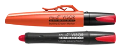 Pica visor Märkkrita röd