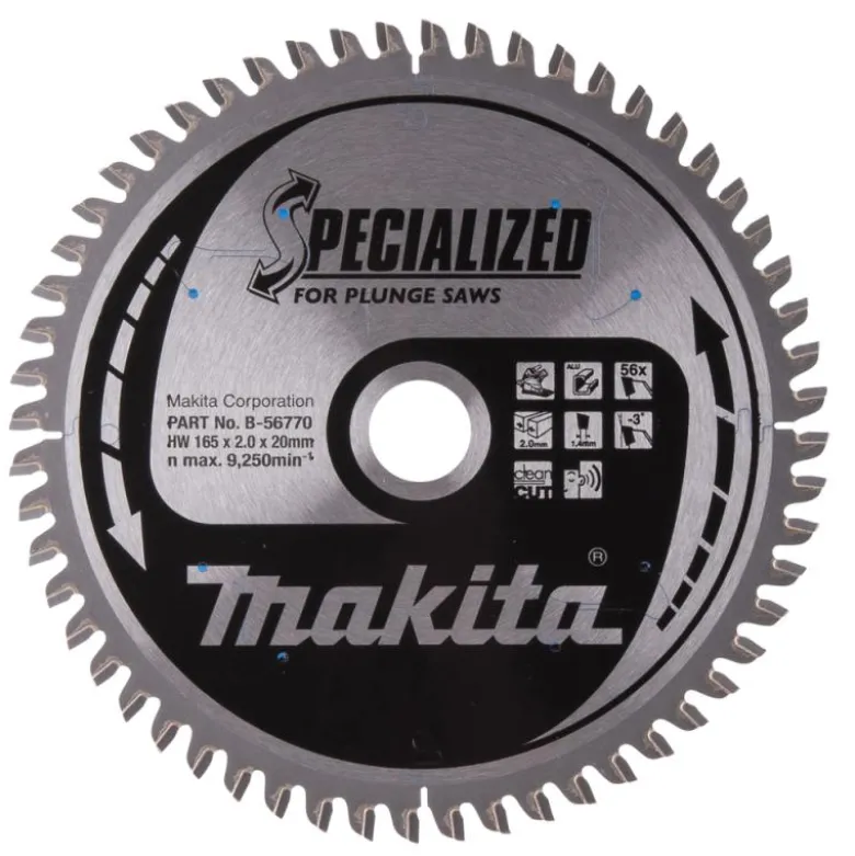 Sågklinga Aluminium 165x20x2,0 56T Specialized
