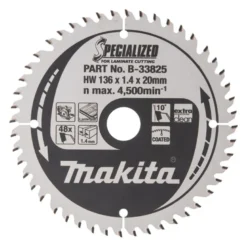Sågklinga Laminat 136x20x1,4 48T Specialized