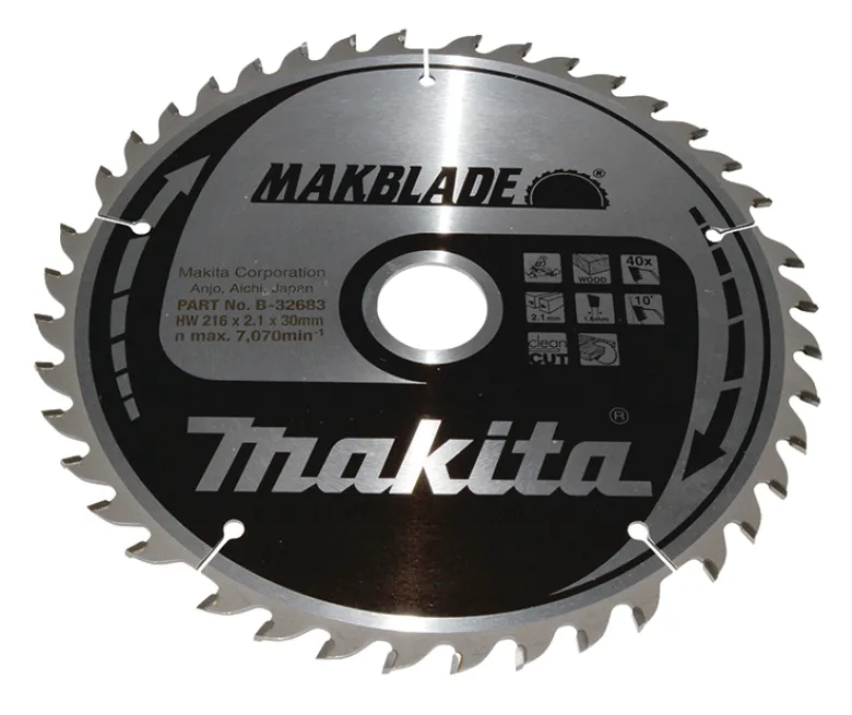 Sågklinga Trä 216x30x2,1 40T Makblade