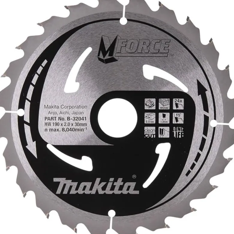 Sågklinga Trä 190x30x2,0 24T M-force