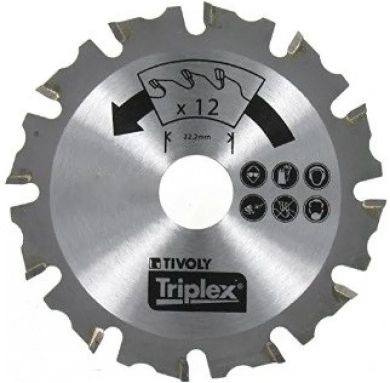 Tivoly Form-, fräs- och kapskiva 125mm