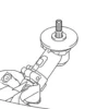 Trimmerhuvud Tap&Go • spindel • 2,7 mm