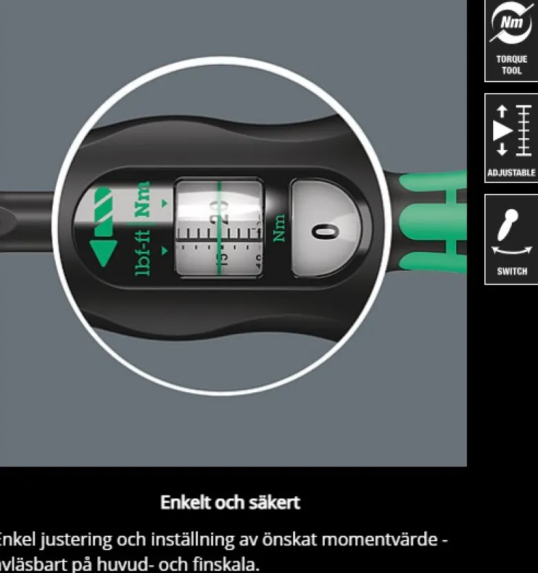 Wera Momentnyckel C-T C 3 • 1/2" • 40-200 Nm